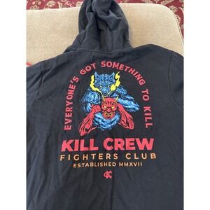KILL CREW Inner Demons Hoodie Med Black Everyone's Got Something To Kill (Drew)
